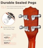 String Banjo 26 Inch, MINI Travel Banjo, Banjo Beginner Kit with Remo Head, Open Back & Closed Solid Back with beginner Kit, Comfortable Carrying Bag - Image 6