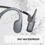 AfterShokz Aeropex Open-Ear Wireless Bone Conduction Headphones with Sport Belt, Cosmic Black, 2.3 - Image 9