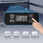 Commercial Under Counter Ice Maker Machine, 80Lbs/Day with 24lbs Ice Storage, Built-in Drain Pump/Automatic Cleaning/Timing Setting/Smart LCD Panel, Ideal for Both Home and Commercial Use - Image 5